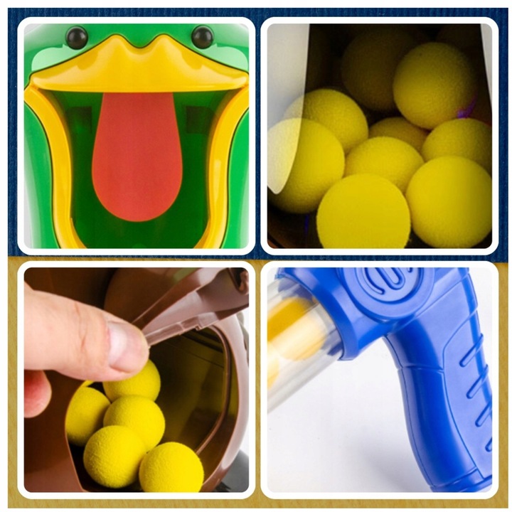 GŁODNA KACZKA STRZELANIE DO CELU PISTOLET ZABAWKOWY 2X GRA ZRĘCZNOŚCIOWA