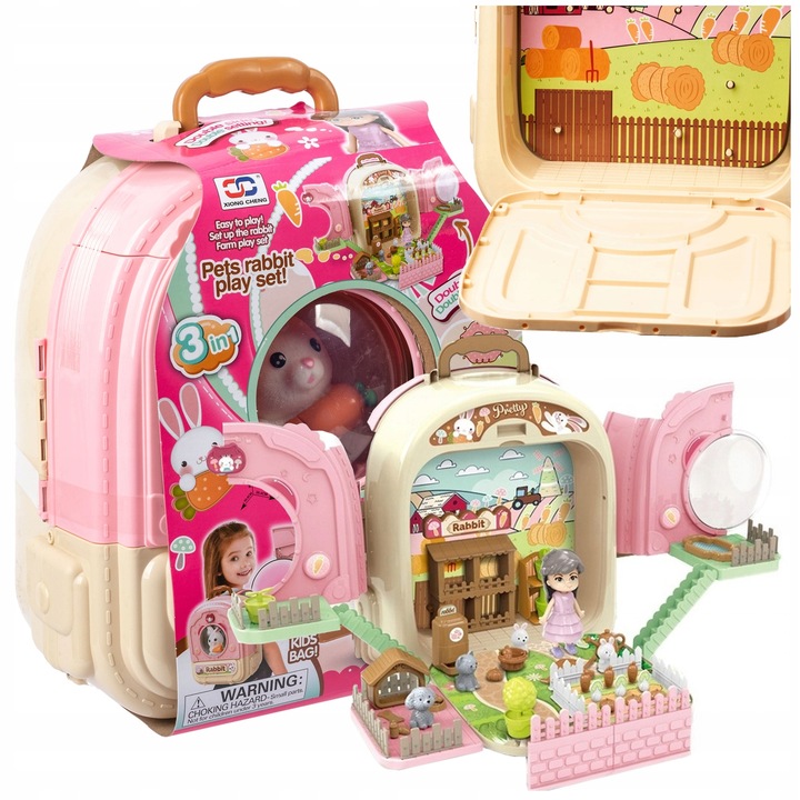 KRÓLIK OGRÓDEK W PLECAKU OPIEKA NAD KRÓLICZKIEM 2000827