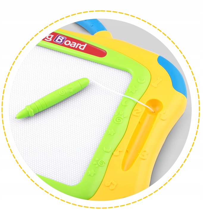 ZNIKOPIS TABLICA MAGNETYCZNA DO RYSOWANIA DLA DZIECI Z RYSIKIEM RICOKIDS