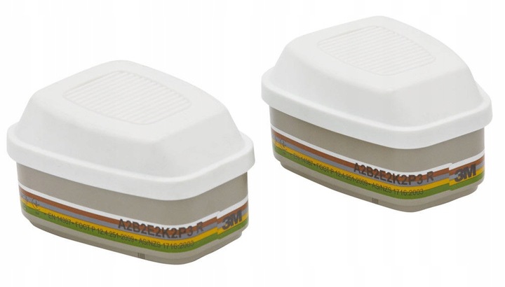 6099 3M Filtry Pochłaniacze A2B2E2K2-P3 R Ochrona najwyższej klasy do masek