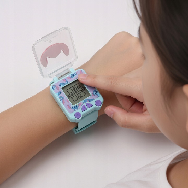 Stitch Wielofunkcyjny zegarek edukacyjny z grami, alarm, stoper dla dzieci