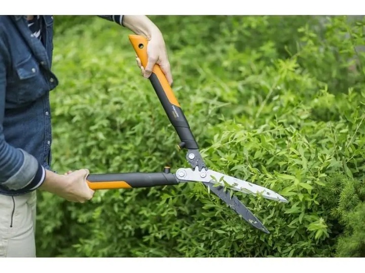 FISKARS Nożyce do Żywopłotu Krzewów HSX92 RĘCZNE SEKATOR PowerGearX