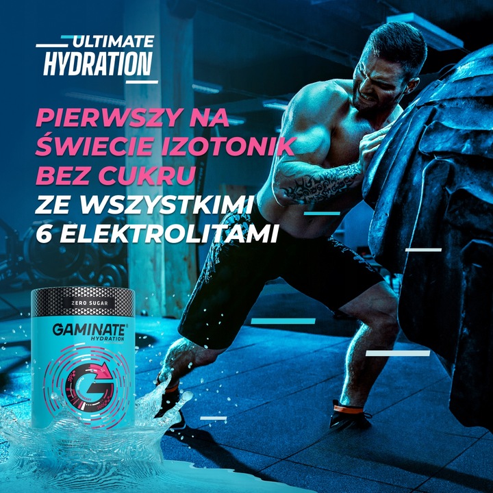 Gaminate Hydration EXOTIC pierwszy izotonik w proszku bez cukru