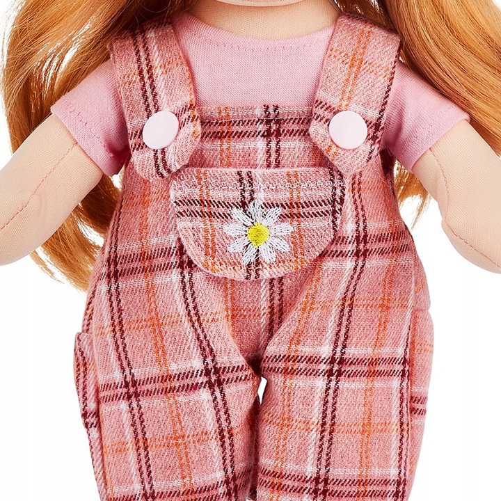 Lalka szmacianka bobas Majeczka piękne włosy