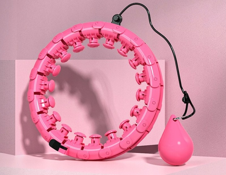 HULA HOP ODCHUDZAJĄCE z Obciążeniem Obciążnikiem Smart z Wypustkami HULAHOP