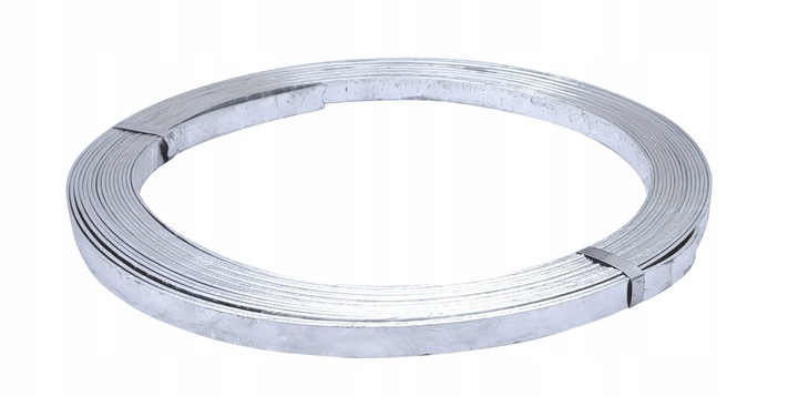 BEDNARKA OCYNKOWANA 30x4 TAŚMA STALOWA KRĄŻEK 10M