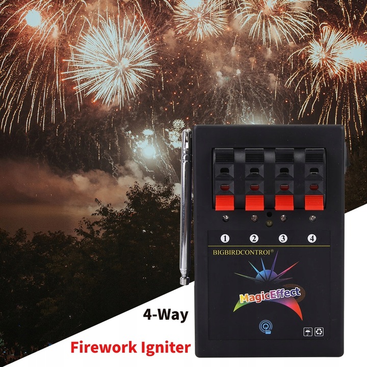 BEZPRZEWODOWY SYSTEM ODPALANIA FAJERWERKÓW