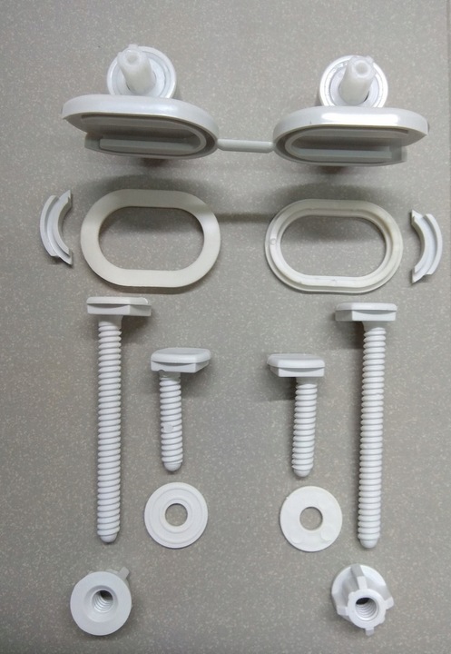 Zawiasy do deski wolny opad Cersanit DELFI EKO MERIDA NEVADA TRENTO