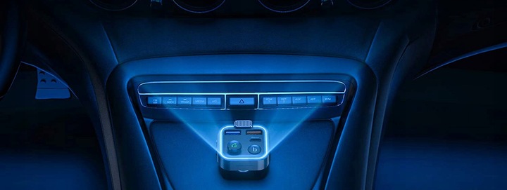 TRANSMITER FM BLUETOOTH SZYBKA ŁADOWARKA DO AUTA