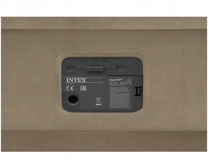 Materac dmuchany gruby jednoosobowy z pompką 191x99x46cm Intex 64426