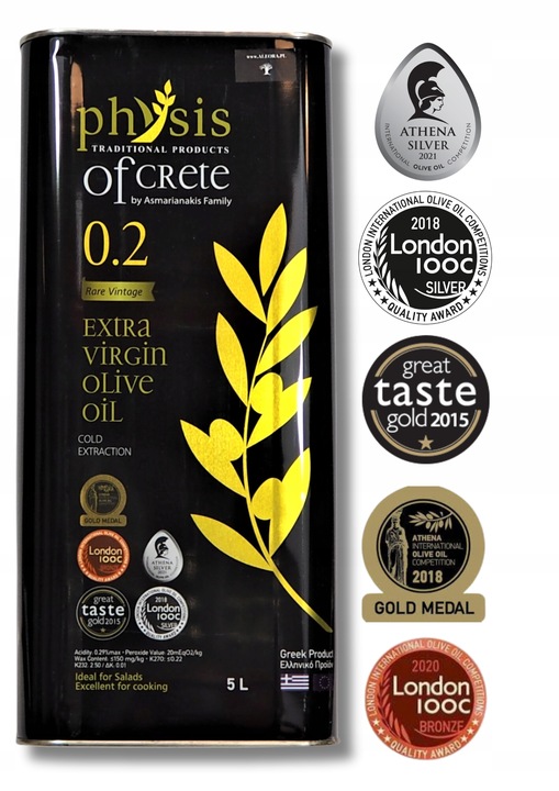 Grecka oliwa z oliwek 0,2% - 5L nowe zbiory data do 03/27 + OLIWKI zielone