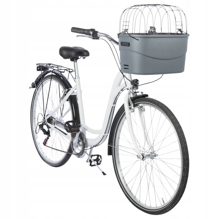 KOSZ Transporter Koszyk Rowerowy na KIEROWNICĘ dla Psa Kota TRIXIE do 5kg