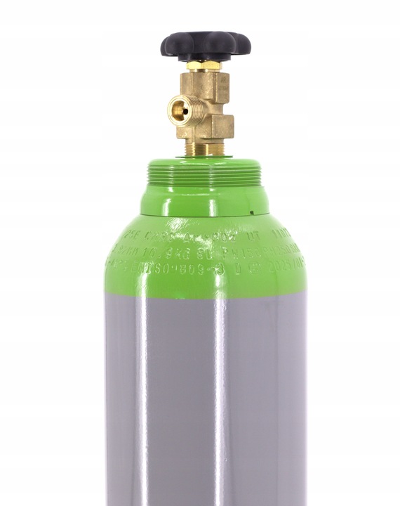 MIX (82% AR + 18% CO2)Butla 8L 150BAR PEŁNA NOWA + Reduktor MINI