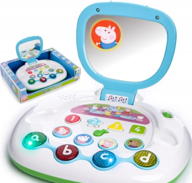 Laptop Interaktywny litlle świnka Peppa edukacyjny