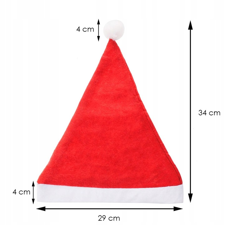 CZAPKA ŚWIĘTEGO MIKOŁAJA PRZEBRANIE STRÓJ CZERWONA