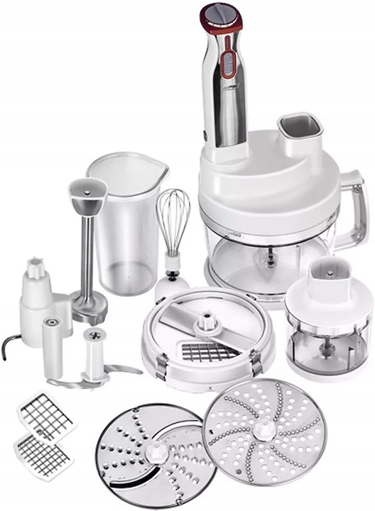 Robot kuchenny blender ręczny mocny MPM BRK-01 biały