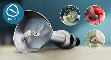 Blender ręczny Philips Seria 5000 HR2682/00 1200W Stal Wskaźnik LED