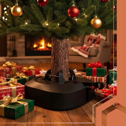 Stojak pod choinkę samozaciskowy, stabilna podstawka do żywej choinki Ruhhy