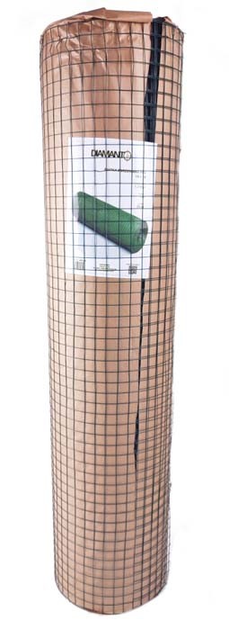 Siatka hodowlana zgrzewana PCV oczko 13mm x 13mm - 25m