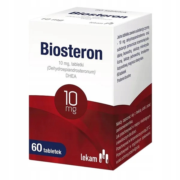 LEK-AM Biosteron 10 mg potencja DHEA 60 tabletek