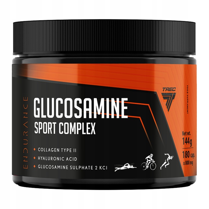 TREC GLUCOSAMINE SPORT COMPLEX 180kaps GLUKOZAMINA - Suplement