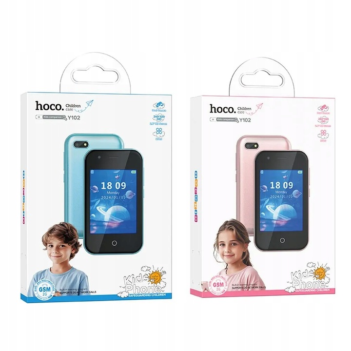 HOCO smartphone dla dzieci 2,8" Y102 niebieski