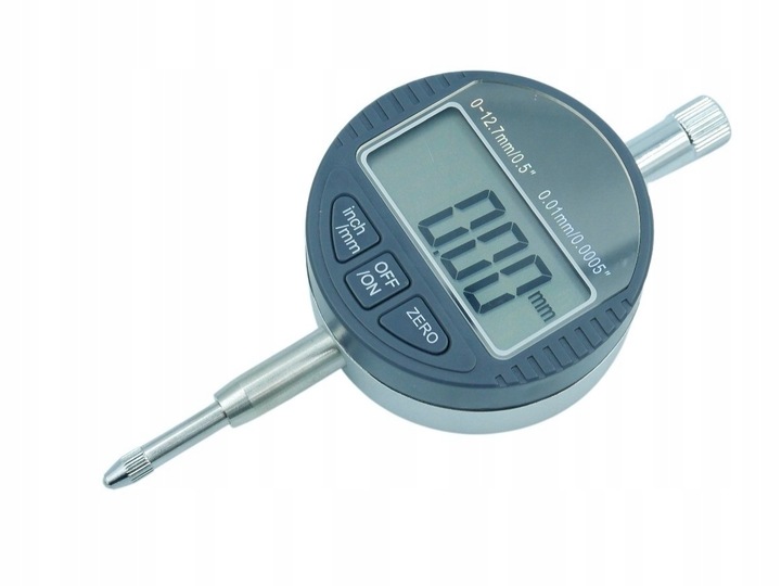 CZUJNIK ZEGAROWY CYFROWY ELEKTRONICZNY 0,01/0-12,7