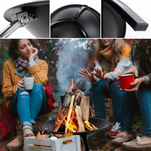 PALENISKO OGRODOWE Z RUSZTEM OGNISKO GRILL POKRYWA