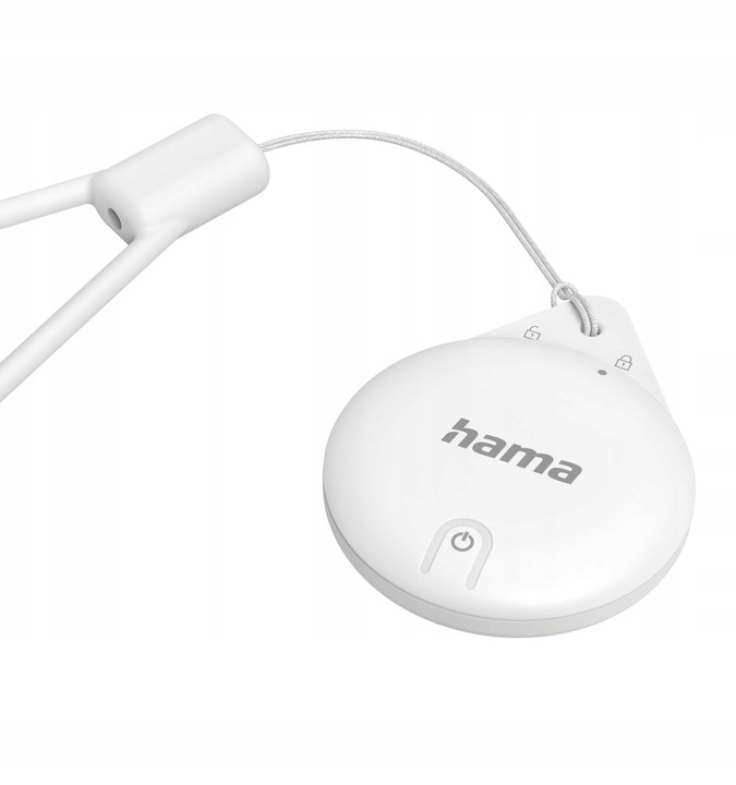Lokalizator GPS Hama Air-Tag Apple find me Bluetooth biały