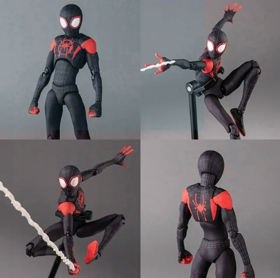 SPIDERMAN FIGURKA AKCJI RUCHOME MILE MORALES PCV FIGURKA AKCJI ZABAWKA