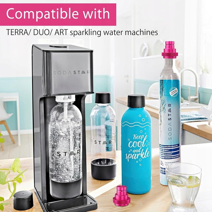 Adapter do Saturatora Sodastream Terra Na Butelkę CO2 z Gwintem TR21/4
