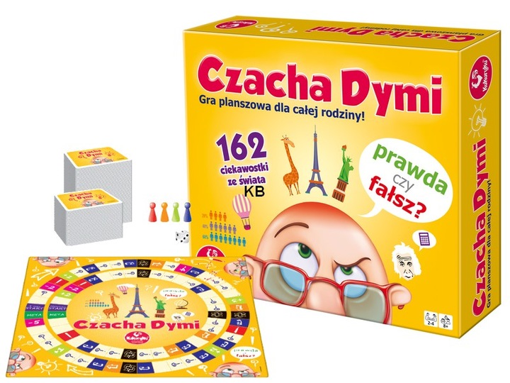 Czacha Dymi Gra Planszowa Dla Dzieci Rodzinna 8+ Kukuryku 62134