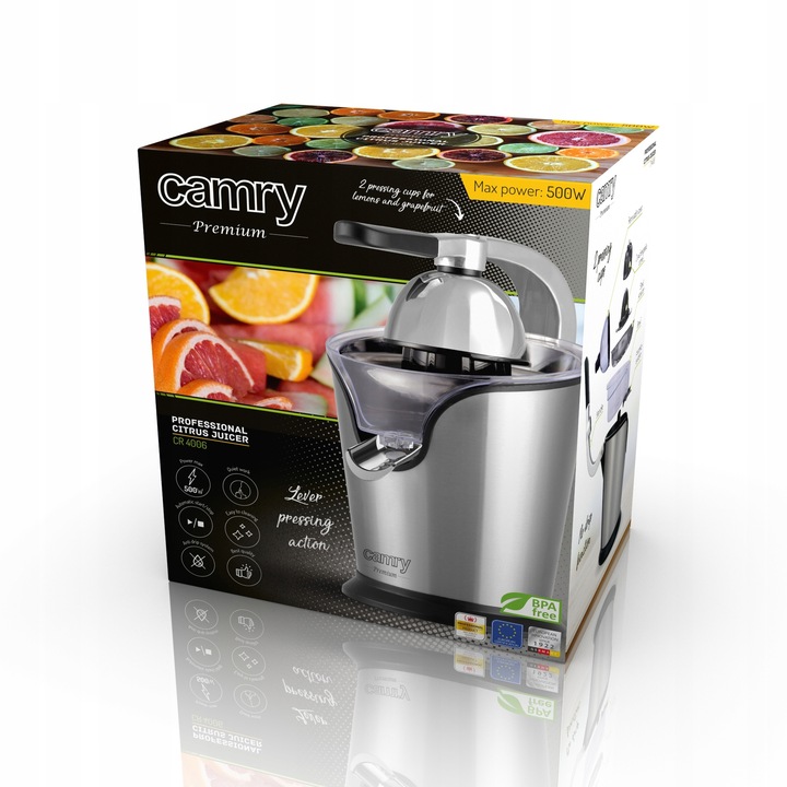 WYCISKARKA DO CYTRUSÓW OWOCÓW SOKÓW CAMRY CR 4006