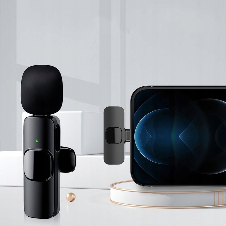 Bezprzewodowy mikrofon krawatowy Apexel do iPhone