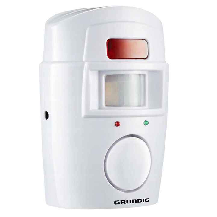 GRUNDIG 2x ALARM BEZPRZEWODOWY CZUJNIK RUCHU 105dB ZESTAW 2 ALARMY