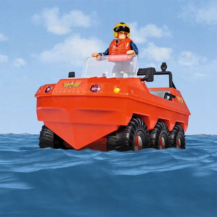 STRAŻAK SAM POJAZD HYDRUS Z FIGURKĄ ELVIS + AKCES. SAMOCHÓD TERENOWY