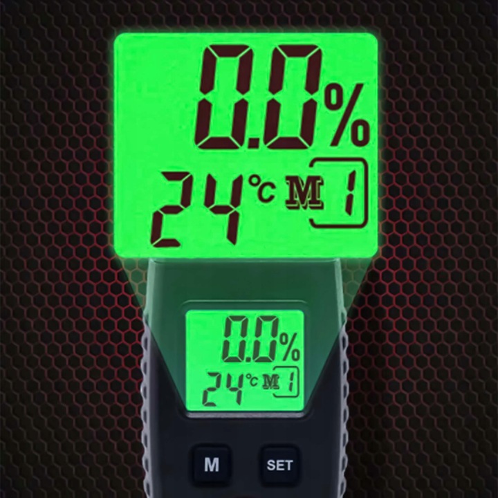 WILGOTNOŚCIOMIERZ MIERNIK WILGOTNOŚĆ DREWNA BETONU CEGŁY GIPSU KOMPAKTOWY