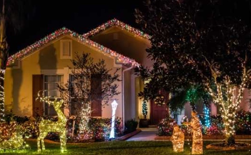 OZDOBA ŚWIĄTECZNA DZWONKI MULTIKOLOR NEON