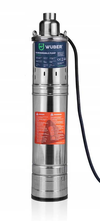 POMPA GŁĘBINOWA ŚRUBOWA 1100W DO WODY CZYSTEJ 1" DO STUDNI MOCNA 1700 L/H