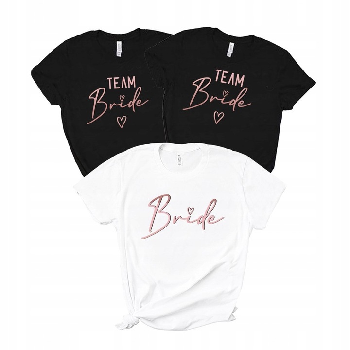 Biała koszulka Bride Wieczór Panieński S