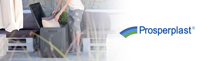 SKRZYNIA OGRODOWA SCHOWEK NA TARAS BALKON POJEMNIK 310L BRĄZ PRODUKT POLSKA