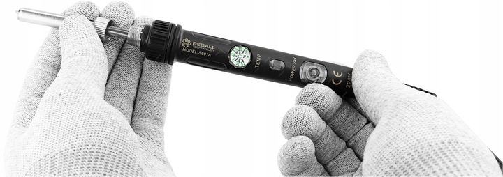 LUTOWNICA PRECYZYJNA S601A + GROT DO TAŚM FLEX LCD