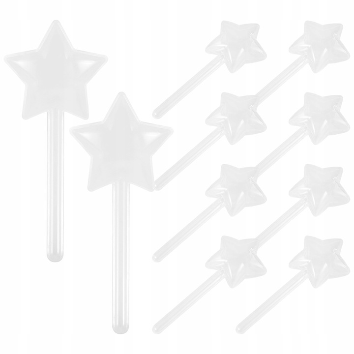 10 SZTUK POJEMNIKÓW NA CUKIERKI W KSZTAŁCIE GWIAZDY PUSTE PUDEŁKA NA