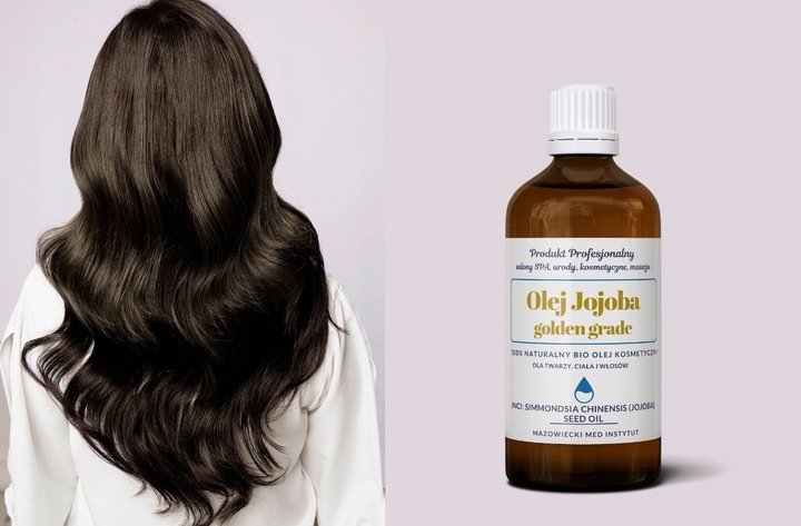 BIO olej JOJOBA zimnotłoczony redukuje zmarszczki