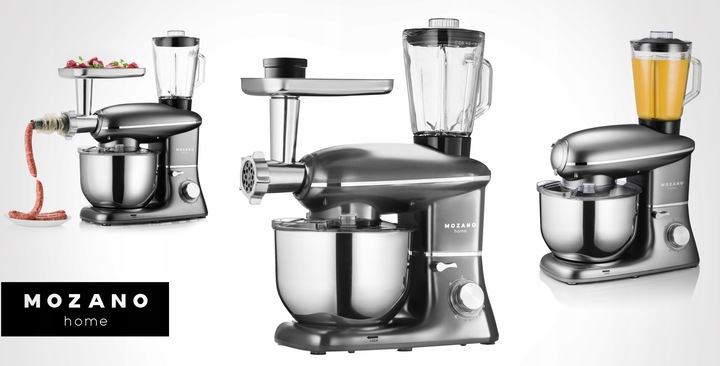 ROBOT KUCHENNY PLANETARNY MASZYNKA DO MIĘSA MIKSER BLENDER 6,2l + PRZEPISY