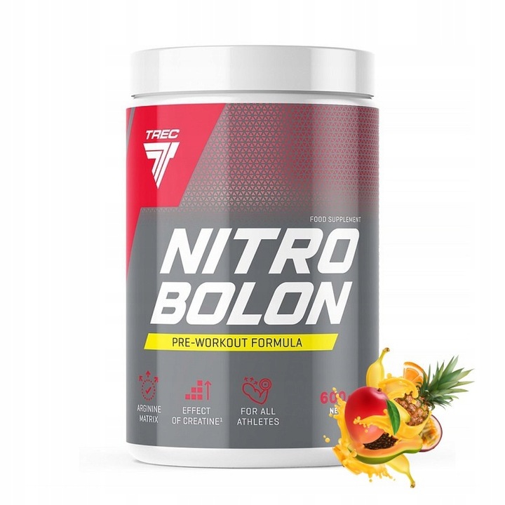 TREC odżywka NITROBOLON ENERGIZER 600g POMPA STACK