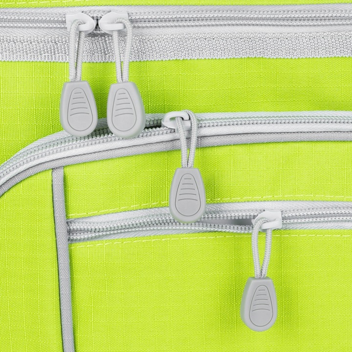 TORBA TERMICZNA NA PLAŻĘ ZAKUPY PIKNIK 30L ZIELONA REG PASEK 37x27x27,5CM