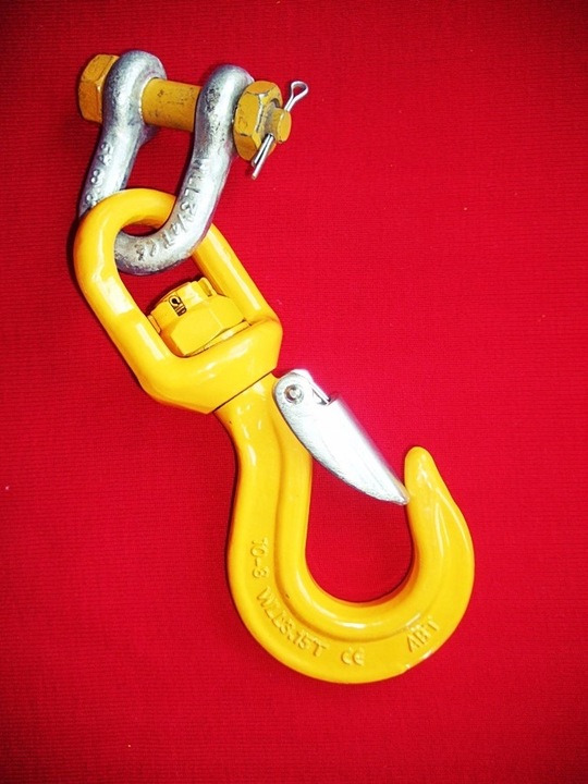 HAK OBROTOWY 5,3 t + SZEKLA 8 t ZESTAW atest CE