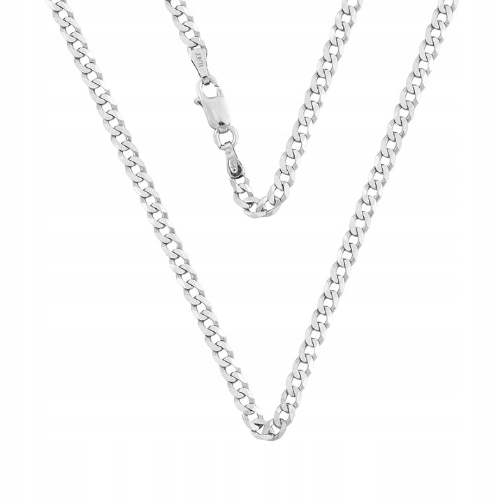 Łańcuszek srebrny pr. 925 PANCERKA do Zawieszek dla Niego | 50 cm x 3.5 mm