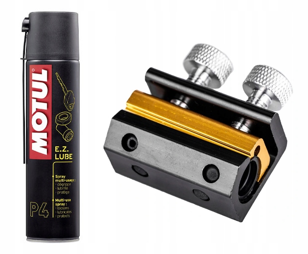 ZESTAW OLIWIARKA DO SMAROWANIA LINEK + SMAR SPRAY MOTUL P4 E.Z. LUBE